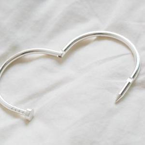 wire nail bracelet,wrap around brac..