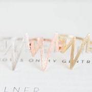 stock price graph knuckle ring,knuckle ring, pinky ring, jewelry ring,fashion ring, unique ring,ring for women,girls ring,R031N