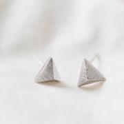 Triangle stud earring,Jewelry,Earrings,Studs Post,jewelry,earring,studs,triangle stud,triangle earring,triangle jewelry,men earrings,E101R