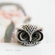 vintage lucky owl ring,Jewelry,Ring,gift ring,animal ring,owl ring,silver owl,owl jewelry,wise owl,owl lover,baby owl ring,vintage owl,R288N