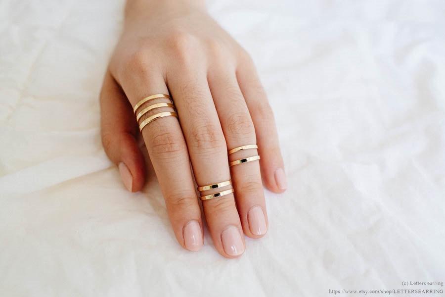 Egyptian two line knuckle ring,knuckle ring,adjustable ring,stretch ring,bridesmaid gift,bridesmaids ring,bridal ring,bridal gift,R018N