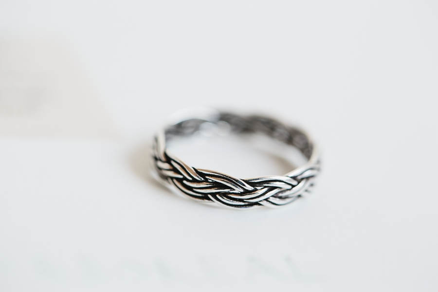 925 Sterling Silver Vintage Tiwsted 