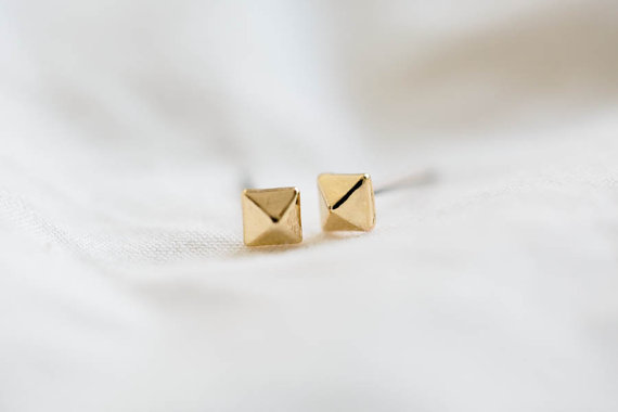 gold plated earrings men