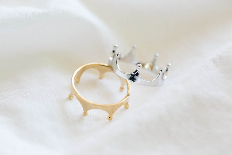 Silver Crown Ring,stackable Rings,cute Rings,stackable Rings/women S